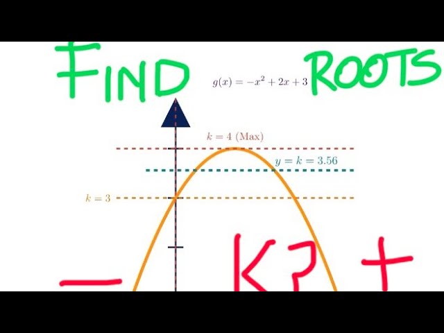 Grade 12 Functions: Find k for 2 Distinct Positive Roots | Question 4.4 Visualised #june2026 #math