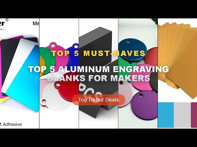 Why Everyone Is Buying Top 5 Aluminum Engraving Blanks For Makers - 50Pcs/Set Portable Aluminum Blan