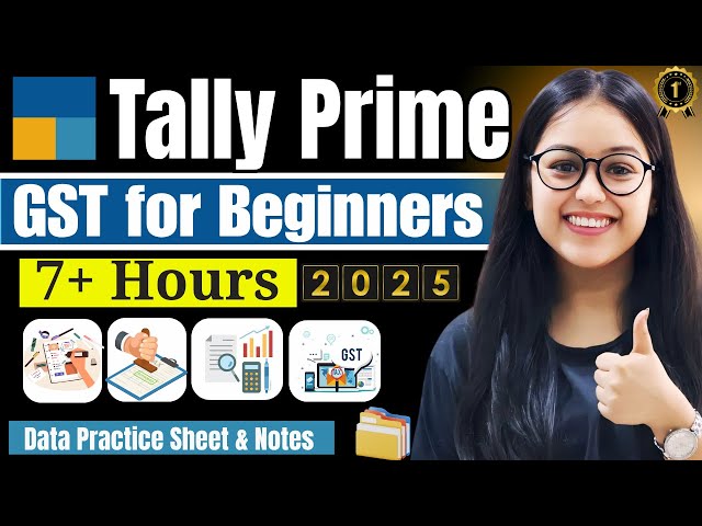 Tally Prime with GST for Beginners – Complete Course in Hindi | Accounting & Taxation Made Easy