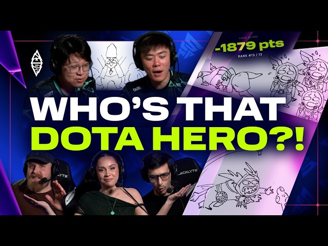 Guess the Drawing ft. Dota Pros, Casters & Analysts 🎨 | BLAST SLAM VI