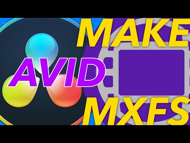 Making DNx Proxies for Avid MC in DaVinci Resolve