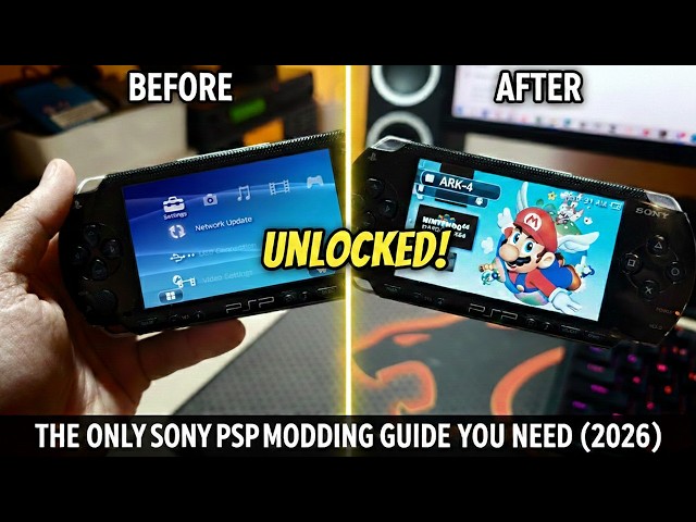 The ONLY Sony PSP Modding Guide You Need in 2026 (ARK-4 Tutorial)