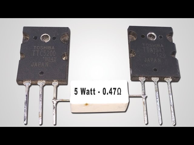 How To Make Mini Powerful Amplifier - DC 20v || 2sc5200+2sa1943