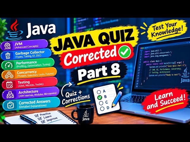 🔥 Java Quiz—50 Questions with Answers| Concurrency٫Advanced JVM,Performance Garbage &Garbage |Part 8