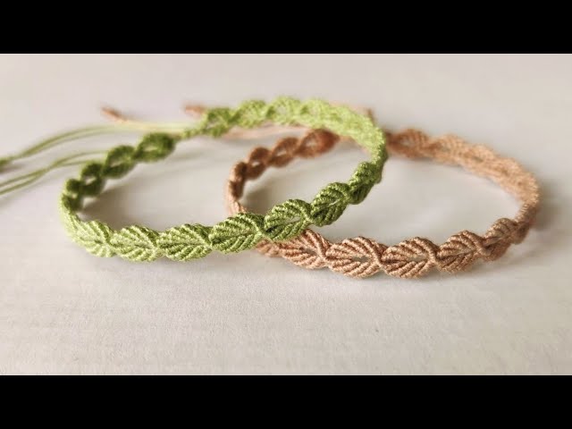 DIY Leaf 🌿 Bracelet Ideas| How To Make Bracelet At Home| Creation&you