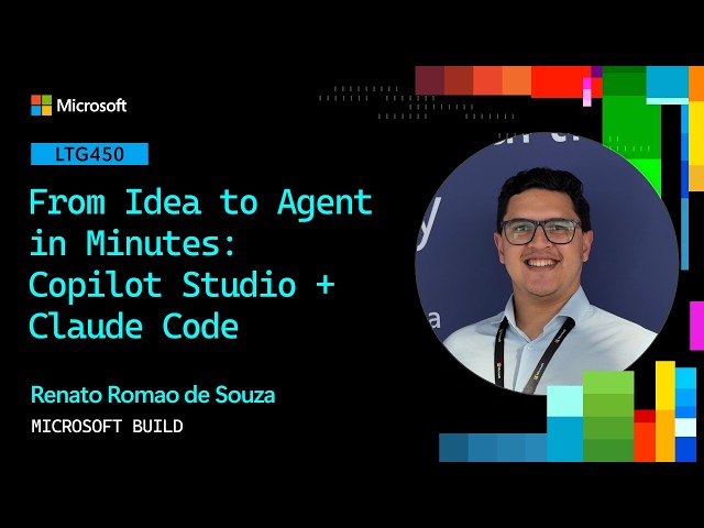 From Idea to Agent in Minutes: Copilot Studio + Claude Code