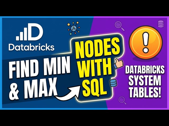 Databricks System Tables: How to Query Min & Max Nodes in Clusters Using SQL