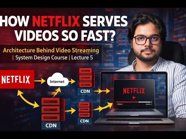 How Netflix Serves Videos So Fast? Streaming Architecture Explained | System Design Lecture 5
