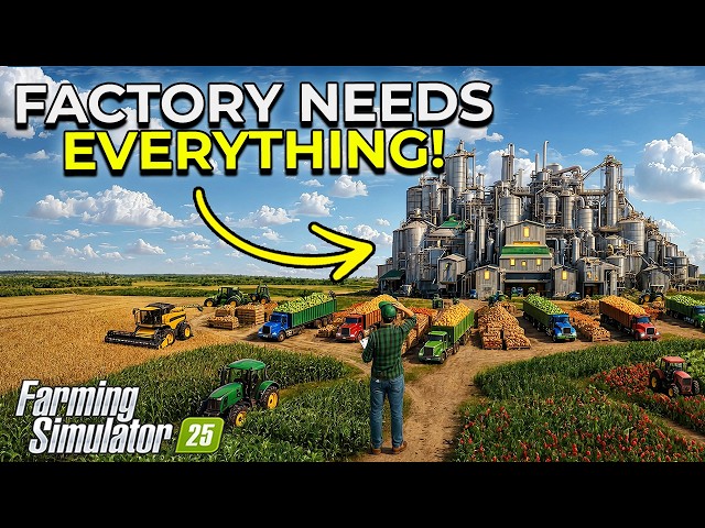 I Bought a Factory That Needs EVERYTHING... Can I Make $1,000,000? | Farming Simulator 25