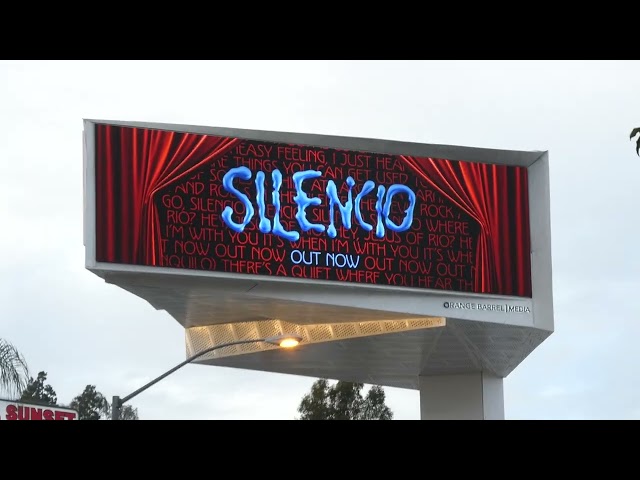 U2 Silencio Out Now Carnaval De Luz Billboard Sunset Blvd Los Angeles California September 26, 2026