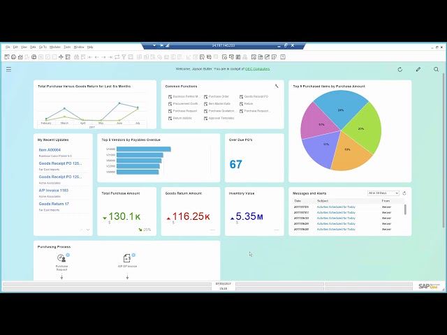 SAP Business One Purchasing Demo
