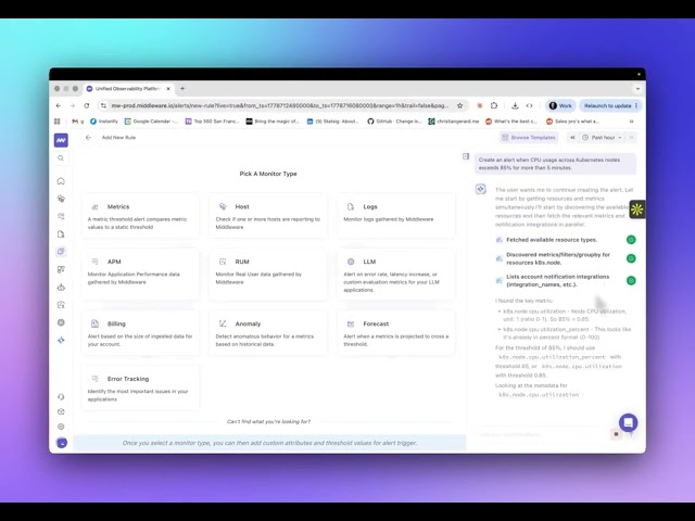 Create Alerts with OpsAI