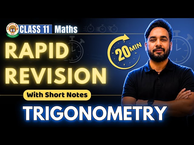 Trigonometric Functions in 20 Mins🔥😱| Rapid Revision Class 11 Maths | All About Mathematics