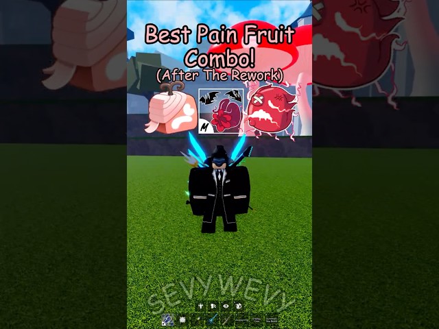 Best Pain Fruit Combo! (After The Rework) #roblox #bloxfruits #shorts