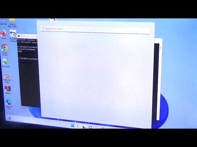 how to fin out what your CPU clock speed is in windows