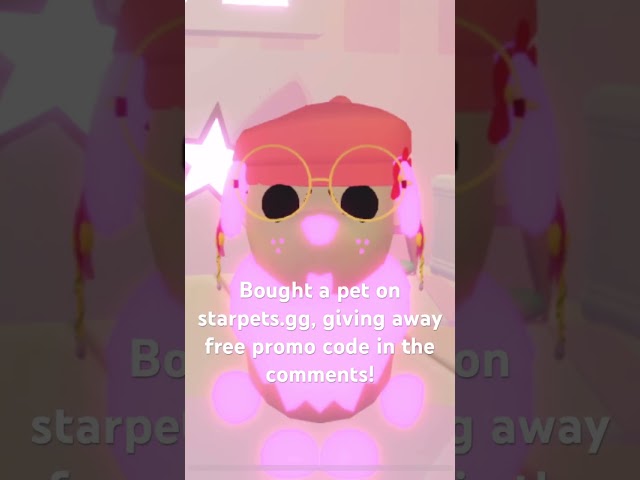 Enter the promo code mypet and get a free pet the starpets website! #starpets #roblox #adoptme