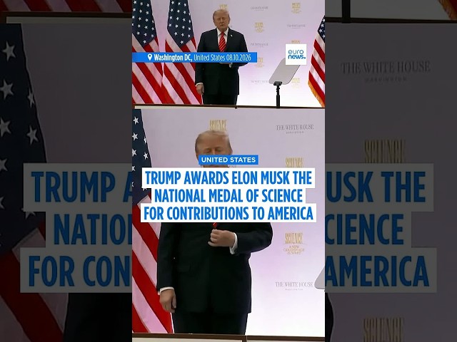 'Modern-day Thomas Edison': Trump awards Elon Musk top US science medal