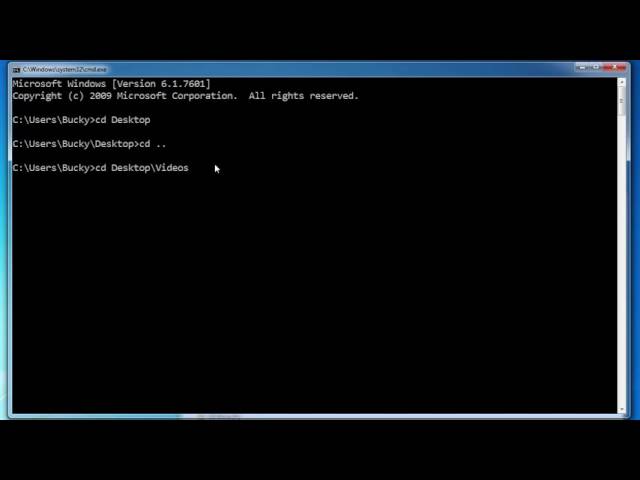 Windows Command Line Tutorial - 1 - Introduction to the Command Prompt
