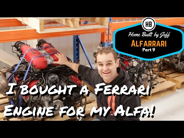 I bought a Ferrari engine for my Alfa! - Alfarrari 105 project car build part 9