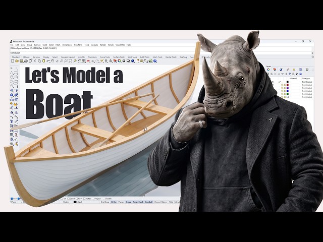 How I Model Boats in Rhino | Full Process from Start to Finish