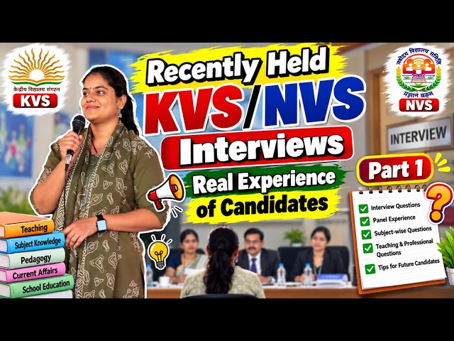 Recent KVS/NVS interview experience | PGT TGT PRT|KVS INTERVIEW PREPARATION |Latest Experience