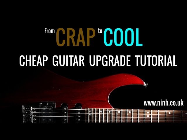 Cheap Guitar Upgrade - How to Turn Crap into Cool (Yamaha Pacifica Electric Guitar Project)