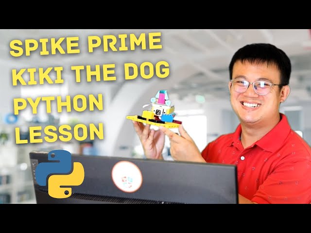 SPIKE Prime "Kiki The Dog" Python Beginners Lesson. SPIKE Prime / Units / Invention Squad / Help
