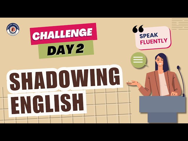 Shadowing English Speaking Practice | 5-Day English Speaking Challenge | Learn English