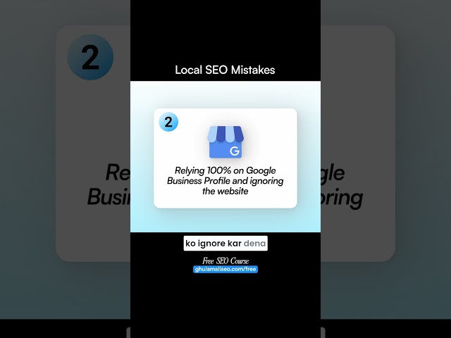 Stop Making These Local SEO Mistakes