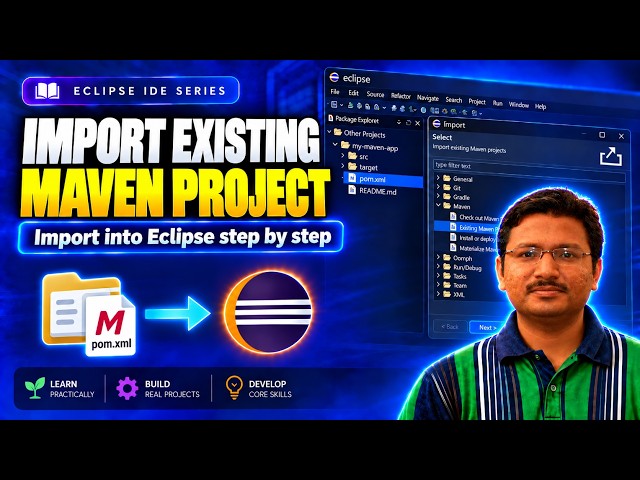 How to Import an Existing Maven Project in Eclipse | Step-by-Step