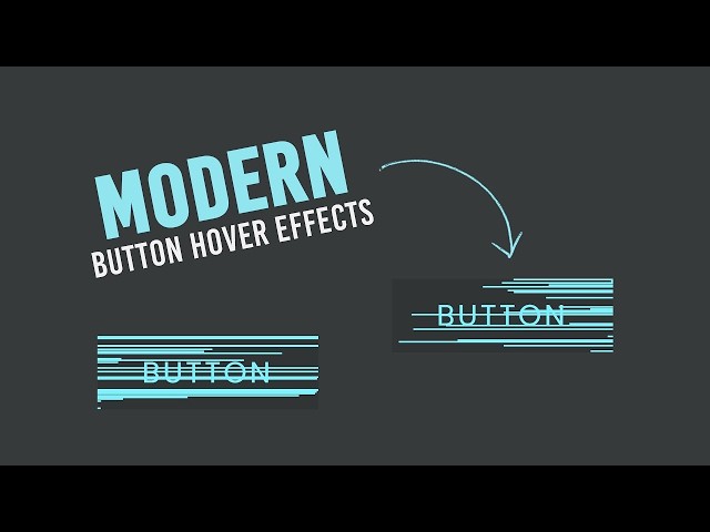 Modern Javascript Button Hover Animation Effects