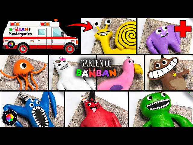 OPERATING ALL BANBAN GANG! (Banban, Nabnab, Jumbo & ) Garten of Banban 2 Polymer Clay | PlastiVerse