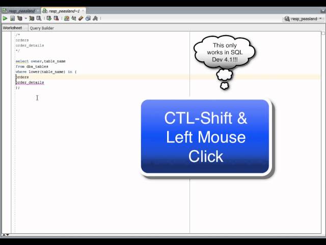 Quickly Tuning SQL with SQL Developer