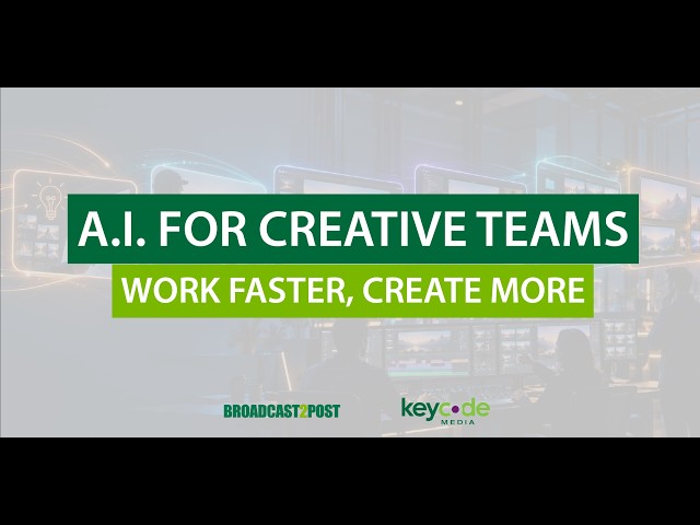 A.I For Creative Teams: Work Faster, Create More