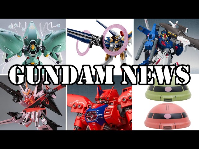 XARX-ZERO News, Many (Metal) Robot Spirits Figures, Zaku Bowls, And More [Gundam News]