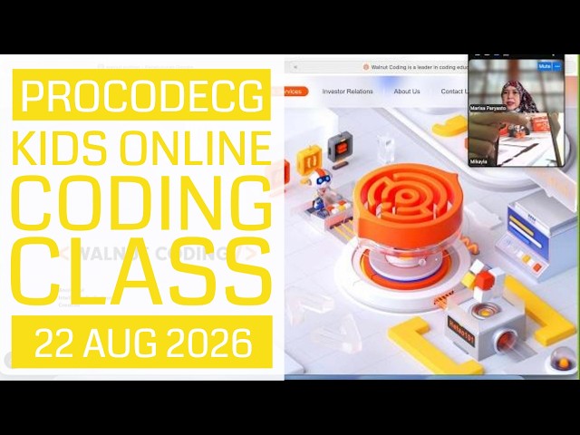 ProCodeCG Kids Regular Coding Class - Online - 22 Aug 2026