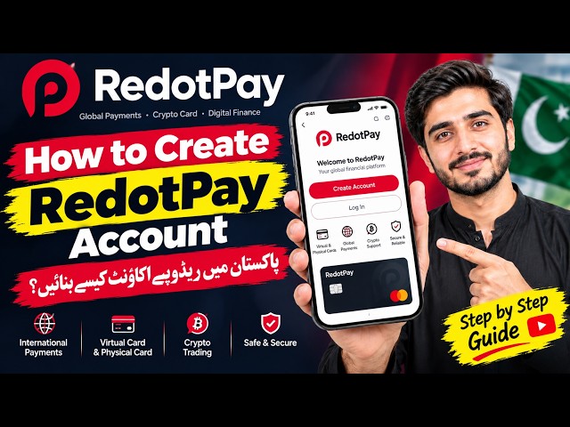 How to create redotpay account in Pakistan l Redotpay Pakistan account kaise banaye