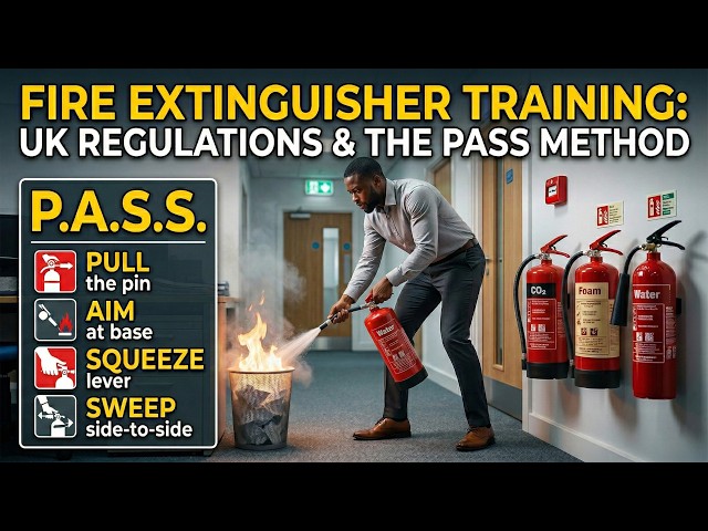 Fire Extinguisher Training: UK Safety Regulations How to Use a Fire Extinguishers Safely PASS Method