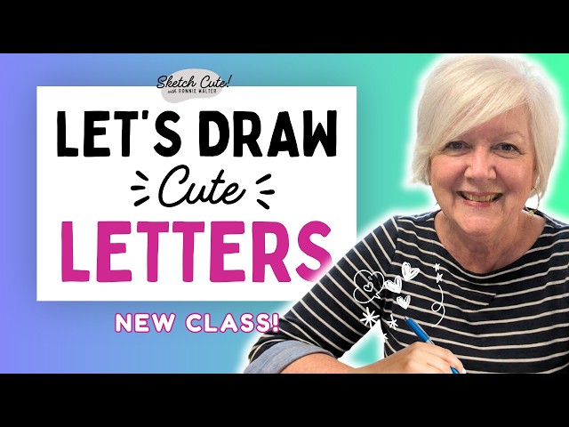 Let's Draw Letters (No perfect handwriting required!)