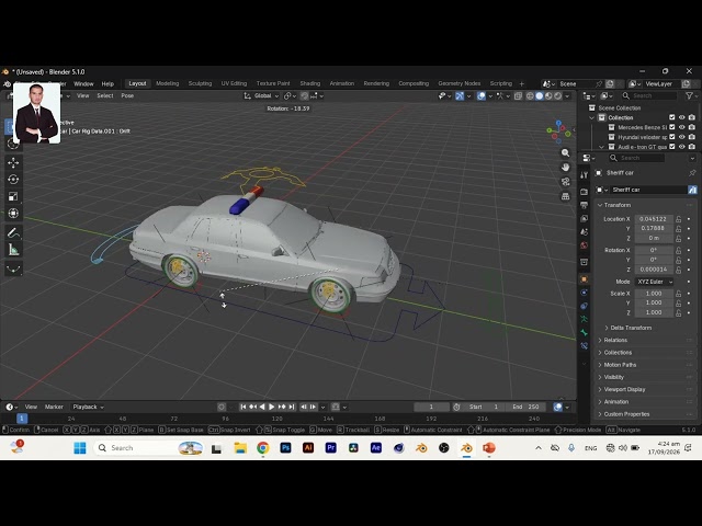 🚗 Car Rigging in Blender | 3D Vehicle Animation & Rig Setup