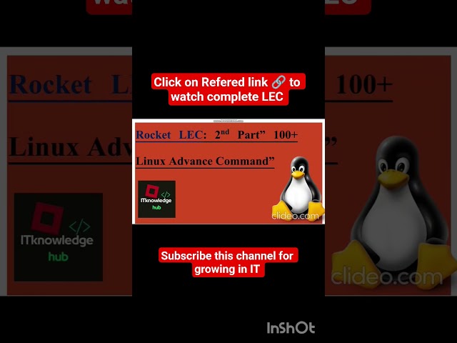 🔥 100 Advance Linux Commands in 100 Seconds | Boost Your Linux Skills 🚀 #shorts #Technical Guftgu