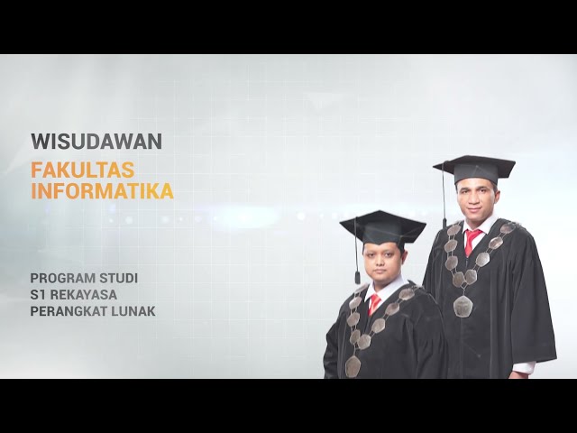Prosesi Wisuda  - Wisudawan Prodi S1 Rekayasa Perangkat Lunak