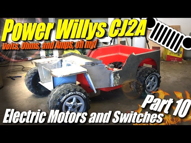 Mini Willys CJ2A Part 10: Electric Motors and Welding Patch Panels. Also How to Make it faster...