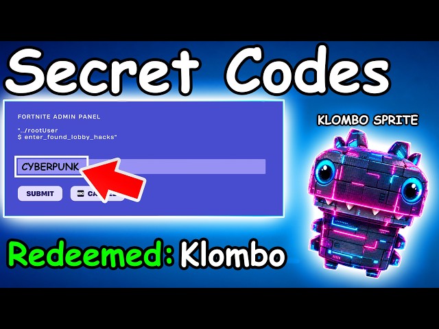 SECRET SPRITE ADMIN CODES in FORTNITE SEASON 4 SPRITE CODES! (New Secret Codes)