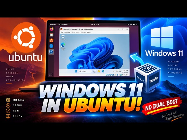 Run Windows 11 Inside Ubuntu Like a Pro