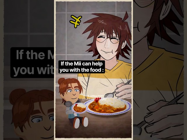 MII FOOD | #animationmeme #artmeme #tomodachilife #tomodachilifelivingthedream
