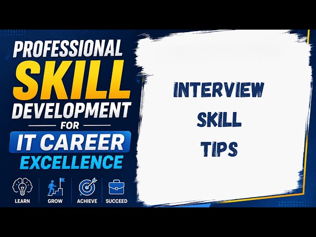 Professional Skill Development for IT Career  Excellence  | interview skill tips | FYUGP | fifth sem
