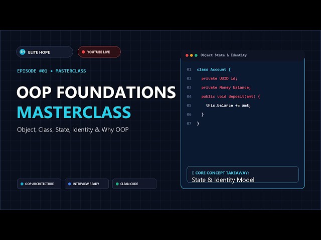 Object-Oriented Programming (OOP) Complete Introduction — Why OOP Matters