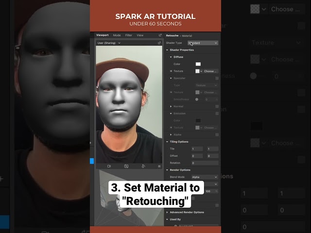 Skin Smoothing / Retouching! ✨| Spark AR Studio Shorts Tutorial