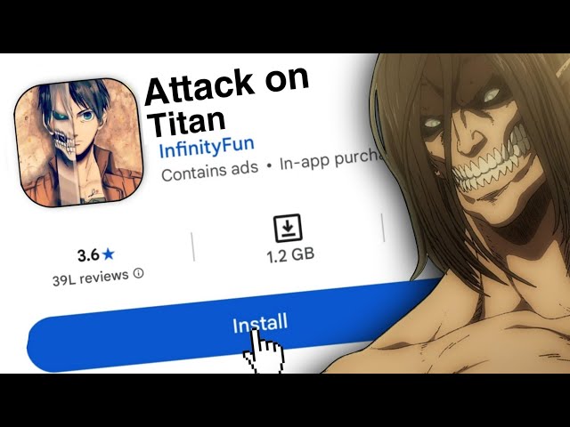 I Played 🔥 Attack on titan games on Android Playstore video 